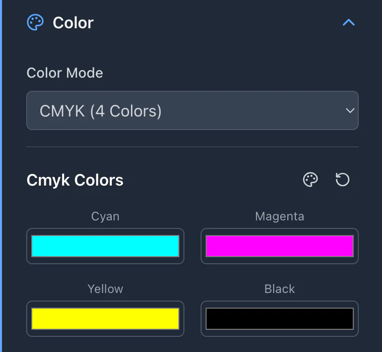 Real-time preview - 2